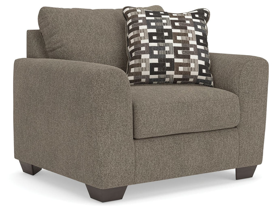 Triston-Peaks - Chair And A Half - Suede - Tallahassee Discount Furniture (FL)