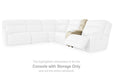 Double Deal - Almond - Console With Storage - Tallahassee Discount Furniture (FL)