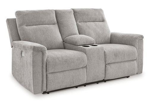Barnsana - Dbl Power Reclining Loveseat With Console - Tallahassee Discount Furniture (FL)