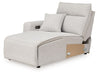 Modmax II - LAF Press Back Power Chaise - Stone - Tallahassee Discount Furniture (FL)