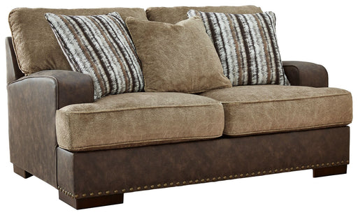 Alesbury - Chocolate - Loveseat - Tallahassee Discount Furniture (FL)