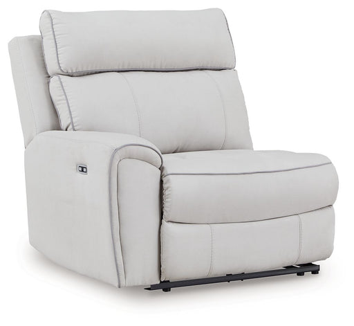 Social Pointe - Pearl / Ash - LAF Zero Wall Power Recliner - Tallahassee Discount Furniture (FL)