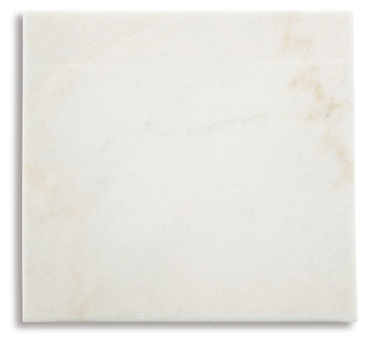 Fostead - White / Espresso - Square End Table - Tallahassee Discount Furniture (FL)