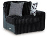 Midnight-Madness - RAF Corner Chair - Onyx - Tallahassee Discount Furniture (FL)
