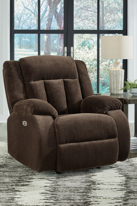 Free Wake - Power Rocker Recliner - Chocolate - Tallahassee Discount Furniture (FL)