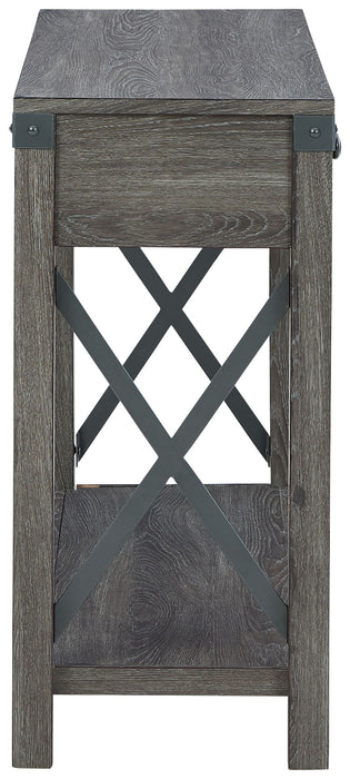 Freedan - Grayish Brown - Console Sofa Table - Tallahassee Discount Furniture (FL)
