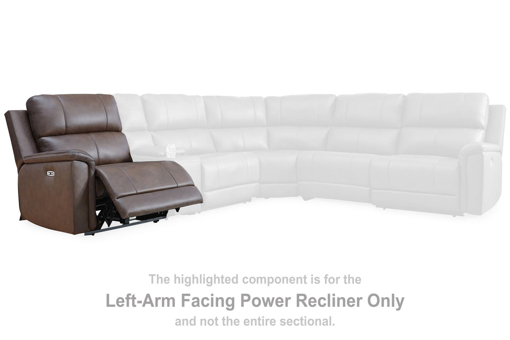 Bleckley - Espresso - LAF Zero Wall Power Recliner - Tallahassee Discount Furniture (FL)