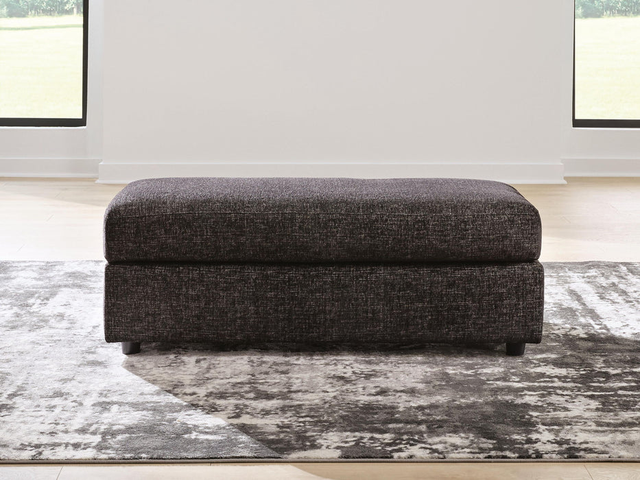Lentiz - Oversized Accent Ottoman - Onyx - Tallahassee Discount Furniture (FL)