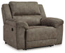 Laresview - Fossil - Zero Wall Wide Seat Recliner - Tallahassee Discount Furniture (FL)