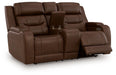 Knightington - Power Reclining Loveseat With Audio Seating - Tallahassee Discount Furniture (FL)
