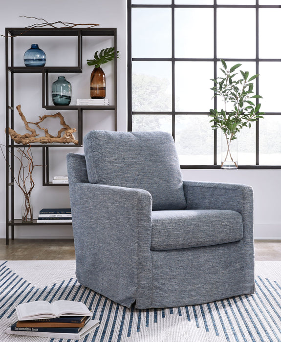 Nenana Next-Gen Nuvella - Swivel Glider Accent Chair - Tallahassee Discount Furniture (FL)
