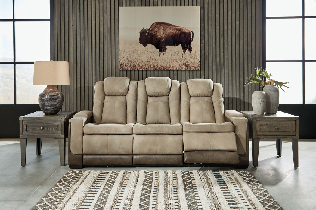 Next-Gen Durapella - Power Reclining Sofa - Tallahassee Discount Furniture (FL)