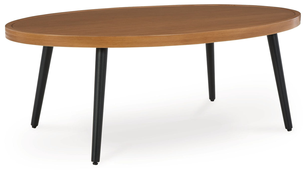 Horizon Hall - Two-tone Brown - Cocktail Table - Tallahassee Discount Furniture (FL)