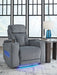 Studio Cave - Steel - Power Recliner - Tallahassee Discount Furniture (FL)