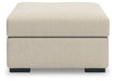 LadyMae - Twill - Oversized Accent Ottoman - Tallahassee Discount Furniture (FL)