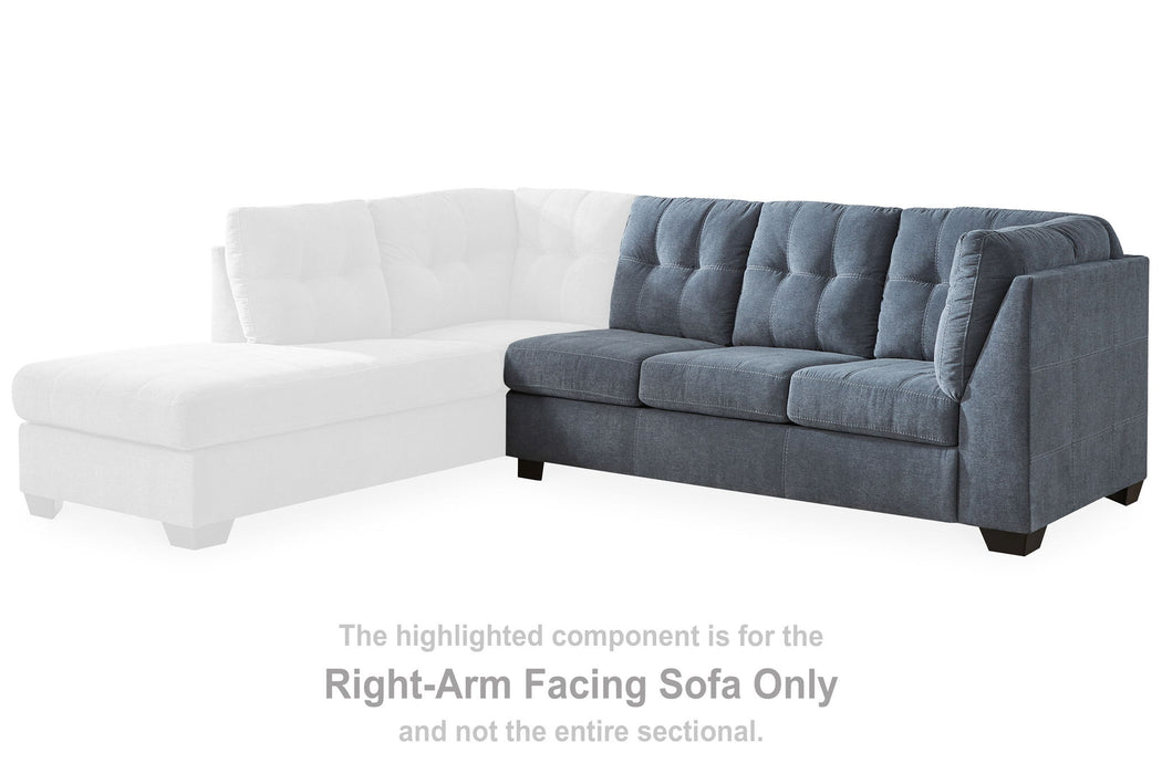 Marleton - Denim - Raf Sofa - Tallahassee Discount Furniture (FL)