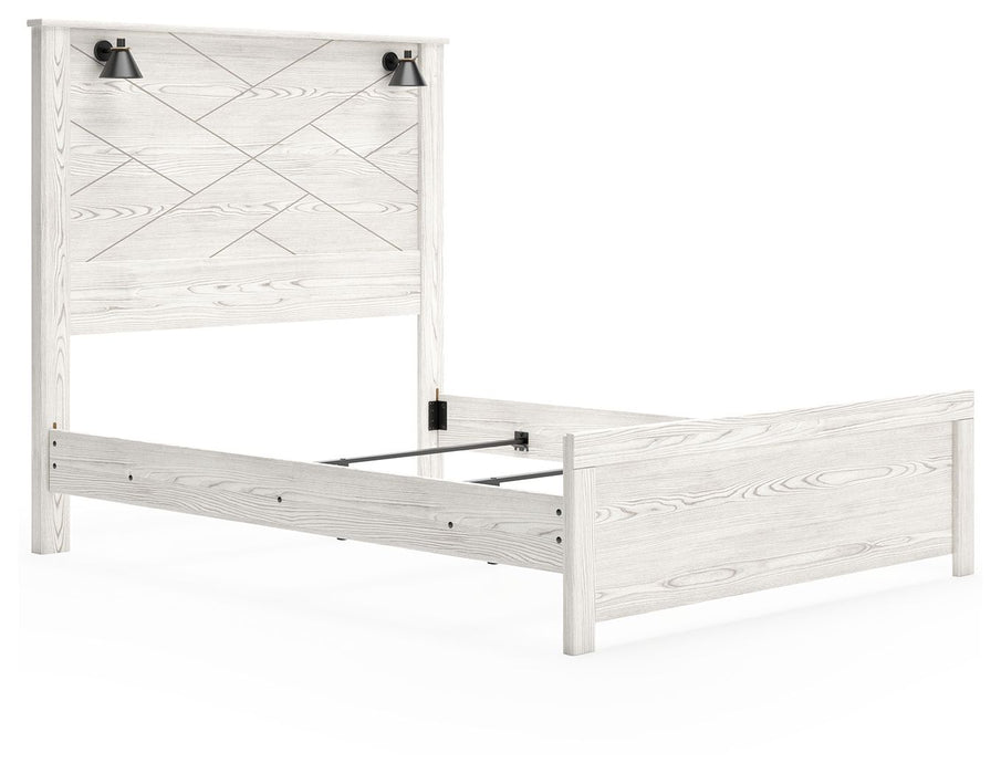 Gerridan - Panel Bed With Sconces - Tallahassee Discount Furniture (FL)