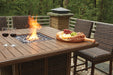 Paradise Trail - Outdoor Fire Pit Table Set - Tallahassee Discount Furniture (FL)