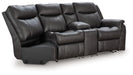 Sultan Meadow - Eclipse - RAF Reclining Loveseat - Tallahassee Discount Furniture (FL)