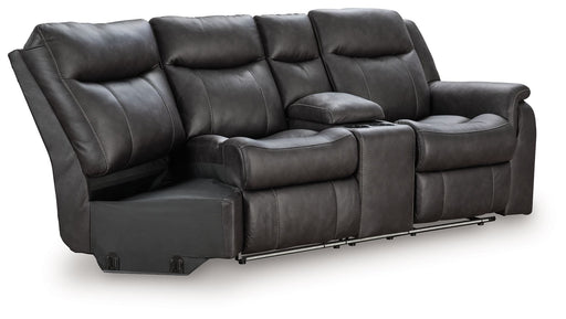 Sultan Meadow - Eclipse - RAF Reclining Loveseat - Tallahassee Discount Furniture (FL)