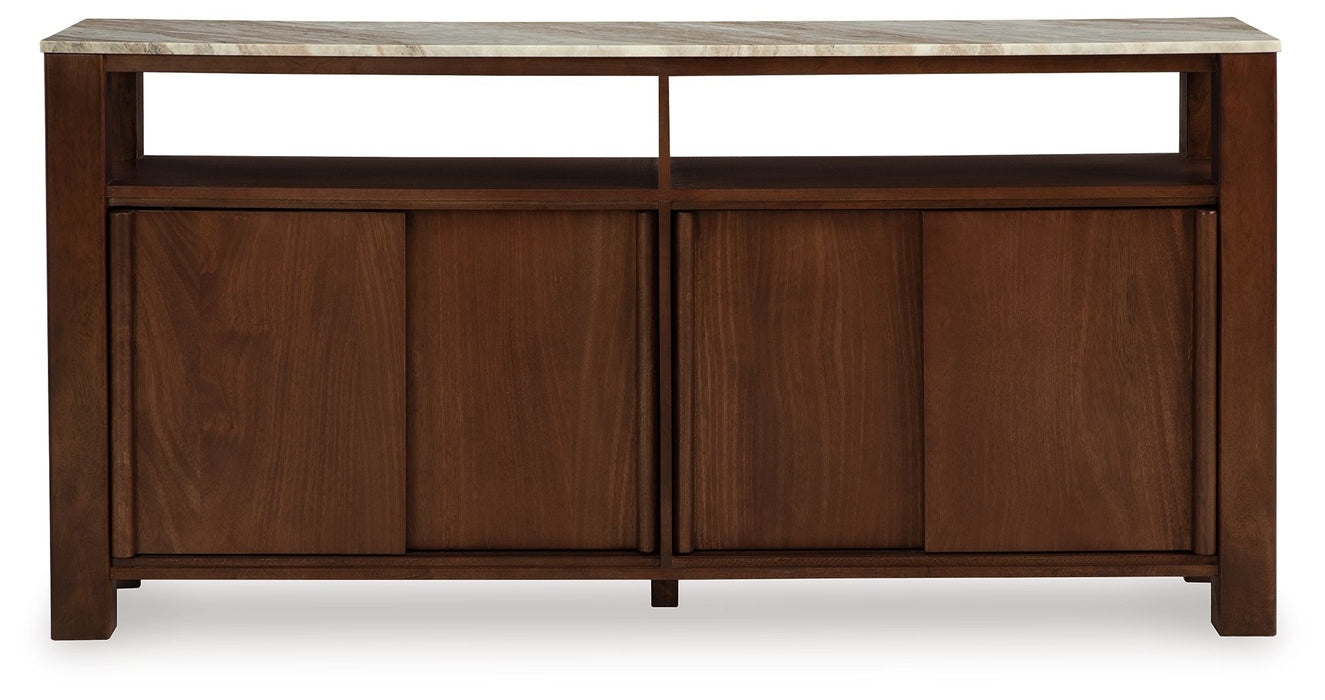 Tobinville - Dark Brown - Accent Cabinet - Tallahassee Discount Furniture (FL)