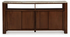 Tobinville - Dark Brown - Accent Cabinet - Tallahassee Discount Furniture (FL)