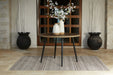 Amaris - Brown / Black - Round Dining Table - Tallahassee Discount Furniture (FL)