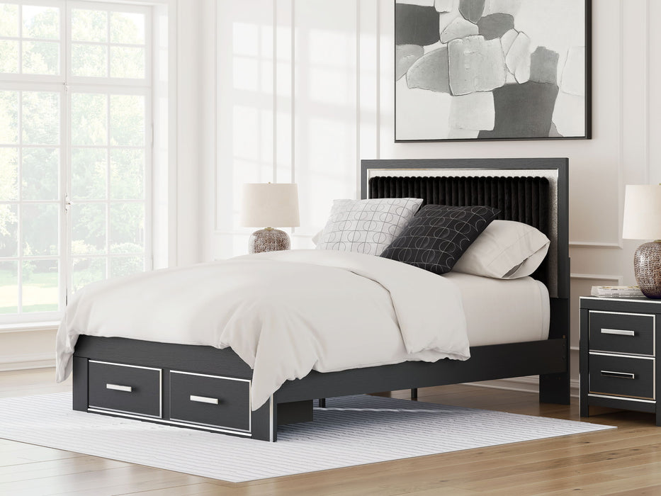 Zuraleus - Upholstered Panel Platform Storage Bed - Tallahassee Discount Furniture (FL)