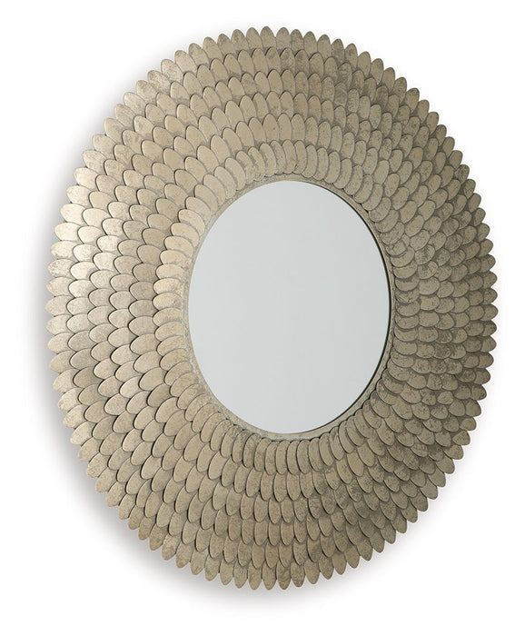 Wrightmund - Champagne Finish - Accent Mirror - Tallahassee Discount Furniture (FL)