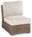 Beachcroft - Armless Chair w/Cushion - Beige - Tallahassee Discount Furniture (FL)