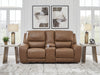 DeepWakes - Power Reclining Loveseat / Console / Adjustable Headrest - Tallahassee Discount Furniture (FL)