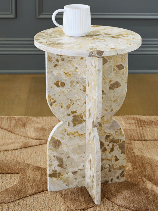 Treygan - Beige - Accent Table - Tallahassee Discount Furniture (FL)
