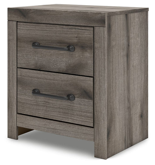 Graystorm - Brown Gray - Two Drawer Night Stand - Tallahassee Discount Furniture (FL)