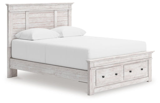 Makidern - Panel Storage Bed With Storage Footboard - Tallahassee Discount Furniture (FL)