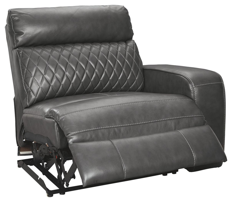 Samperstone - Power Reclining Sectional - Tallahassee Discount Furniture (FL)