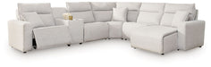 Modmax II - Reclining Sectional - Stone - Tallahassee Discount Furniture (FL)