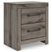 Graystorm - Brown Gray - Two Drawer Night Stand - Tallahassee Discount Furniture (FL)