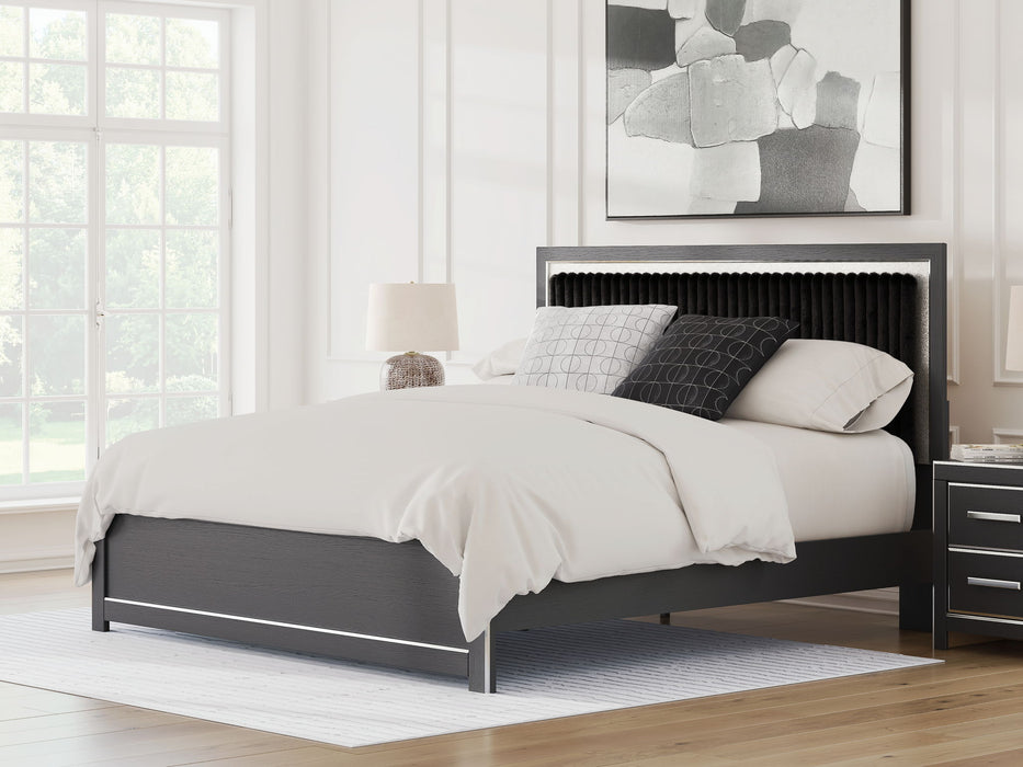 Zuraleus - Upholstered Panel Platform Bed With Roll Slats - Tallahassee Discount Furniture (FL)