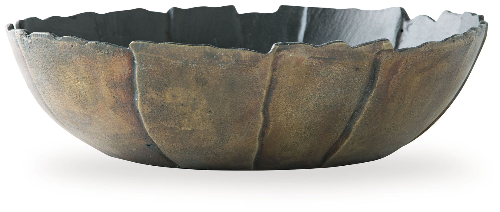 Aidman - Bowl - Black / Antique Gold Finish - Tallahassee Discount Furniture (FL)