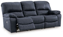 Leesworth - Ocean - 3 Pc. - Power Reclining Sofa, Power Reclining Loveseat, Power Rocker Recliner - Tallahassee Discount Furniture (FL)