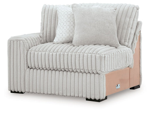 Stupendous - LAF Corner Chair - Alloy - Tallahassee Discount Furniture (FL)