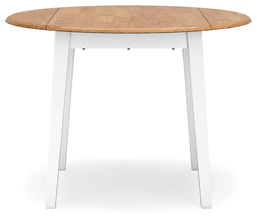 Gesthaven - Round Dining Room Drop Leaf Table Set - Tallahassee Discount Furniture (FL)
