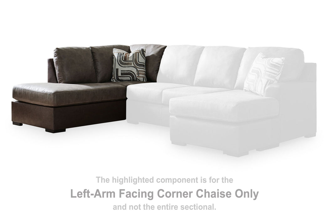 Castille Way - LAF Corner Chaise - Fossil - Tallahassee Discount Furniture (FL)