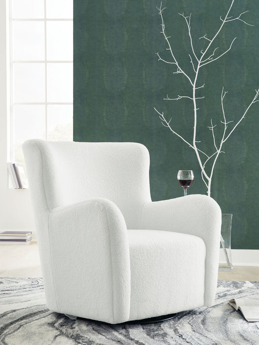 Rowenburg - Swivel Glider Accent Chair - Tallahassee Discount Furniture (FL)