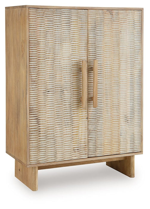 Dallinbury - Natural / White Wash - Accent Cabinet - Tallahassee Discount Furniture (FL)