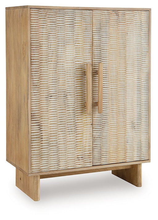Dallinbury - Natural / White Wash - Accent Cabinet - Tallahassee Discount Furniture (FL)