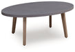 Harmony Headlands - Oval Cocktail Table - Natural / Gray - Tallahassee Discount Furniture (FL)