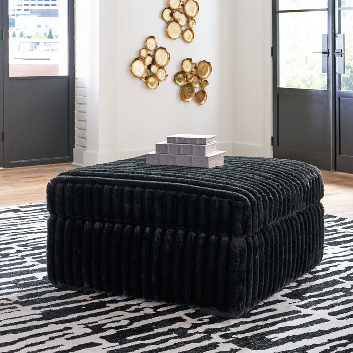 Midnight-Madness - Oversized Accent Ottoman - Tallahassee Discount Furniture (FL)