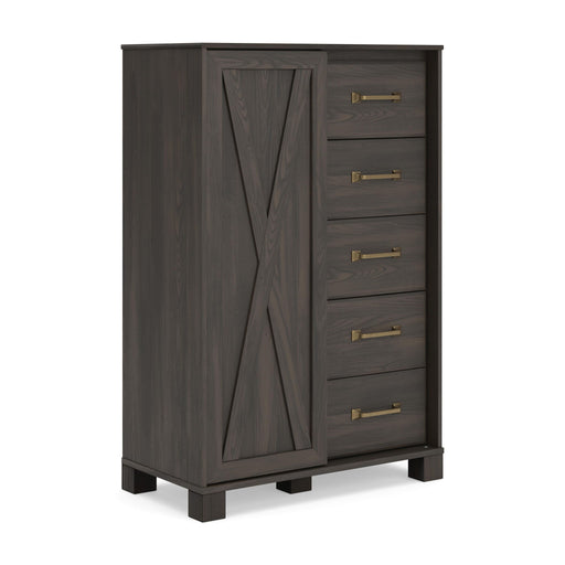 Vonitta Bay - Dressing Chest - Dark Brown - Tallahassee Discount Furniture (FL)