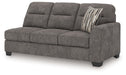 Olten - Graphite - RAF Sofa - Tallahassee Discount Furniture (FL)